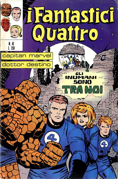 Cover for I Fantastici Quattro (Editoriale Corno, 1971 series) #41