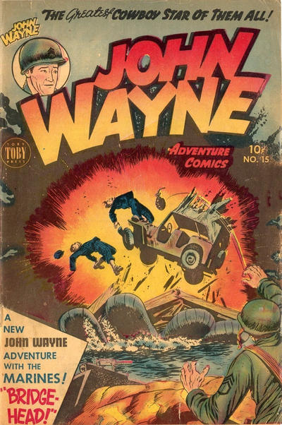 Cover for John Wayne Adventure Comics (Superior, 1949 ? series) #15