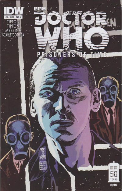 Cover for Doctor Who: Prisoners of Time (IDW, 2013 series) #9 [Cover A - Francesco Francavilla]