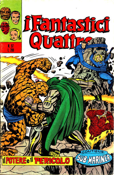 Cover for I Fantastici Quattro (Editoriale Corno, 1971 series) #57