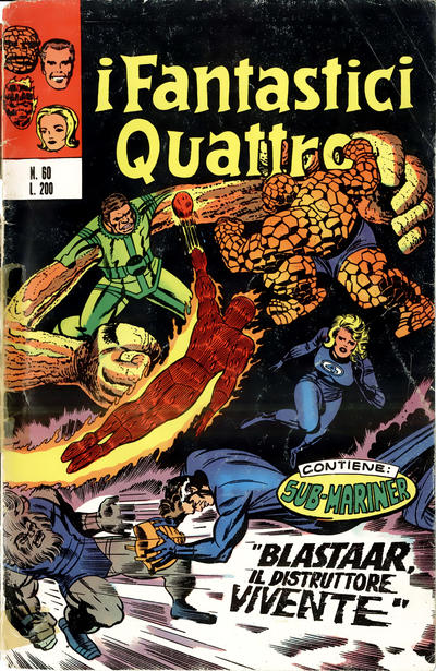 Cover for I Fantastici Quattro (Editoriale Corno, 1971 series) #60