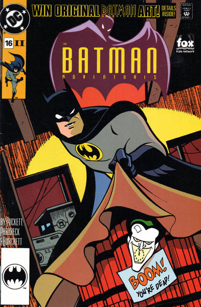 Cover for The Batman Adventures (DC, 1992 series) #16 [Second Printing]