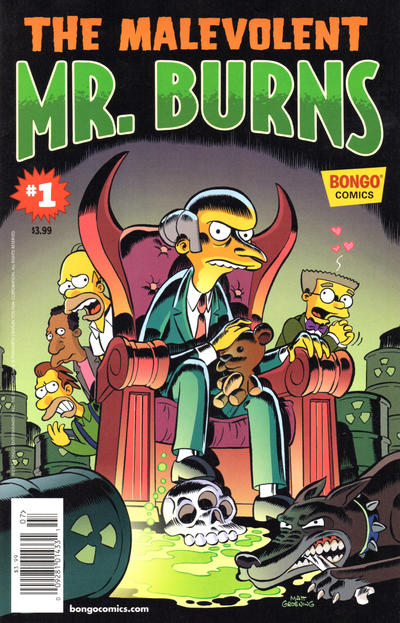 Cover for Simpsons One-Shot Wonders: Mr. Burns (Bongo, 2013 series) #1 [Newsstand]