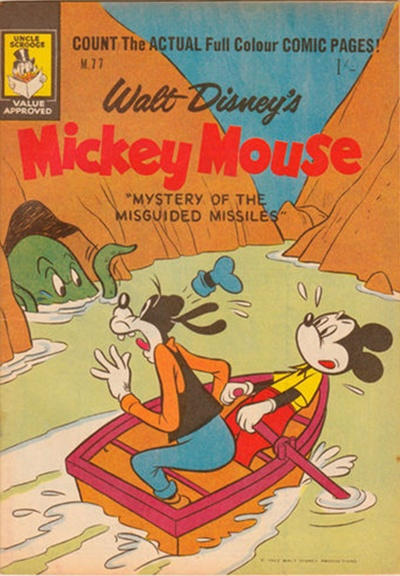 Cover for Walt Disney's Mickey Mouse (W. G. Publications; Wogan Publications, 1956 series) #77