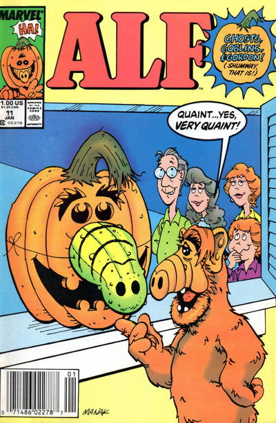 Cover for ALF (Marvel, 1988 series) #11 [Newsstand]