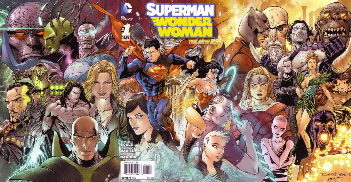 Cover for Superman / Wonder Woman (DC, 2013 series) #1