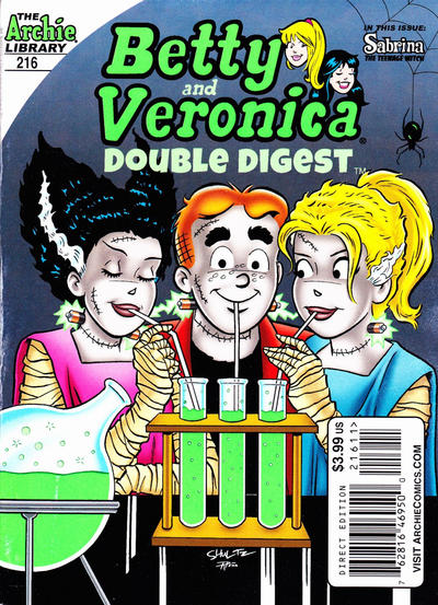 Cover for Betty & Veronica (Jumbo Comics) Double Digest (Archie, 1987 series) #216 [Direct Edition]