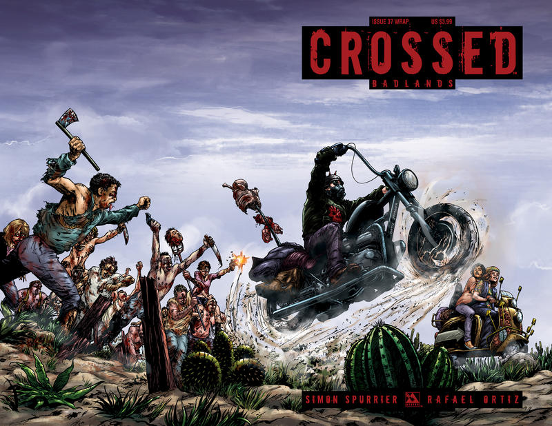 Cover for Crossed Badlands (Avatar Press, 2012 series) #37 [Wraparound Variant Cover by Rafael Ortiz]