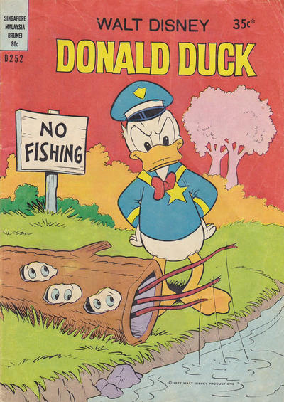 Cover for Walt Disney's Donald Duck (W. G. Publications; Wogan Publications, 1954 series) #252