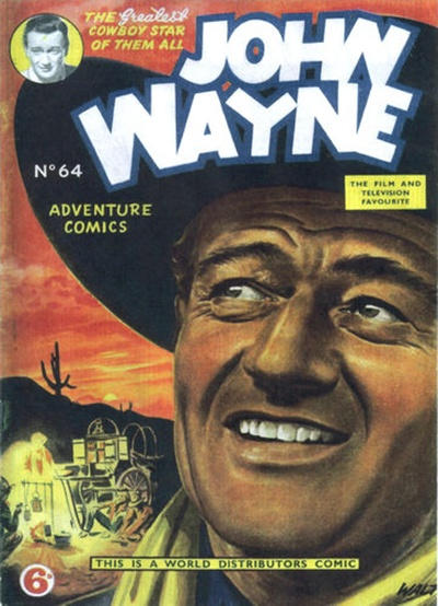 Cover for John Wayne Adventure Comics (World Distributors, 1950 ? series) #64
