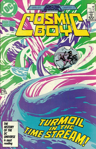 Cover for Cosmic Boy (DC, 1986 series) #3 [Direct]
