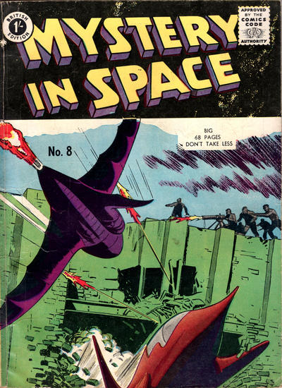 Cover for Mystery in Space (Thorpe & Porter, 1958 ? series) #8