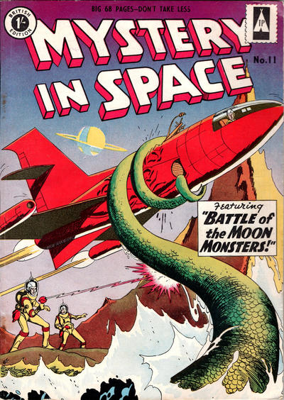 Cover for Mystery in Space (Thorpe & Porter, 1958 ? series) #11