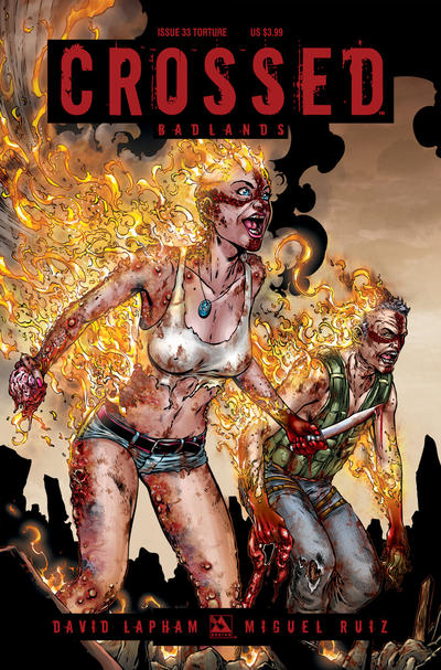 Cover for Crossed Badlands (Avatar Press, 2012 series) #33 [Torture Cover - Matt Martin]