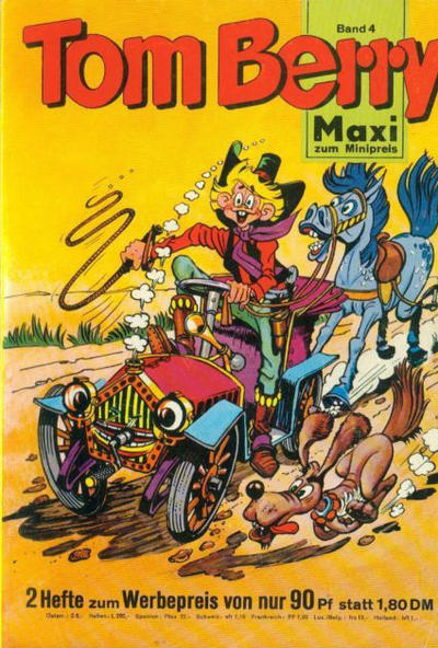 Cover for Tom Berry Maxi (Pabel Verlag, 1968 series) #4