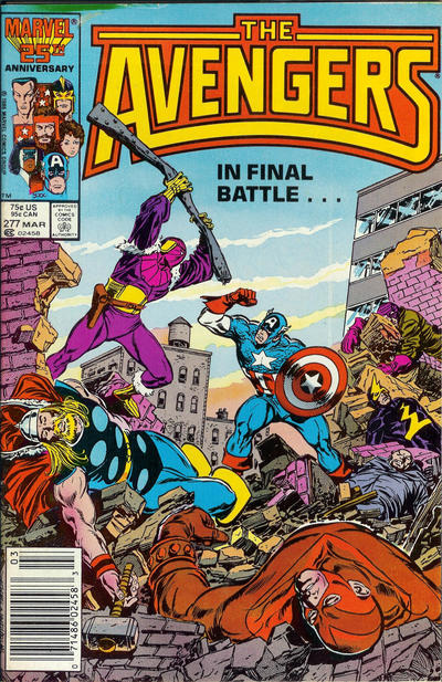 Cover for The Avengers (Marvel, 1963 series) #277 [Newsstand]
