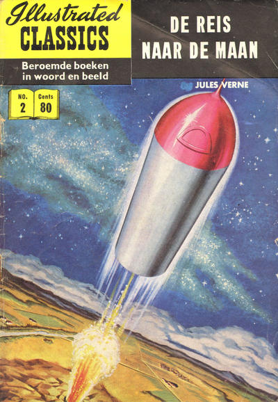Cover for Illustrated Classics (Classics/Williams, 1956 series) #2 - De reis naar de Maan
