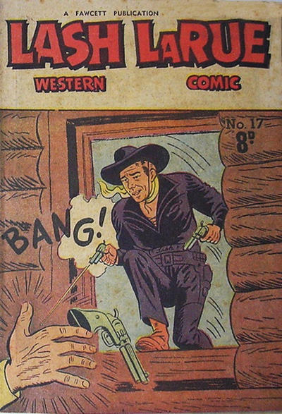 Cover for Lash LaRue Western Comic (Cleland, 1950 series) #17