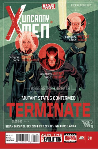 Cover for Uncanny X-Men (Marvel, 2013 series) #11