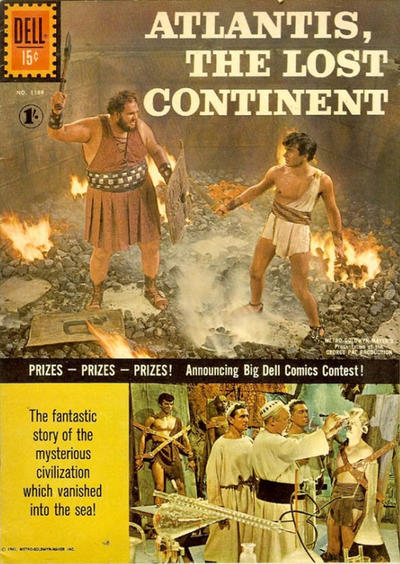 Cover for Four Color (Dell, 1942 series) #1188 [ad] - Atlantis, the Lost Continent [British]