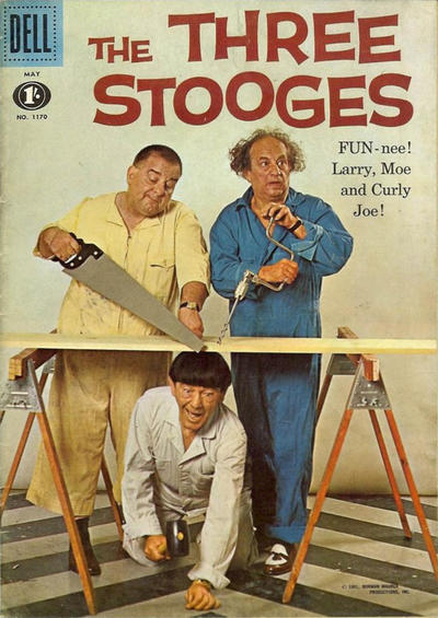 Cover for Four Color (Dell, 1942 series) #1170 - The Three Stooges [British]