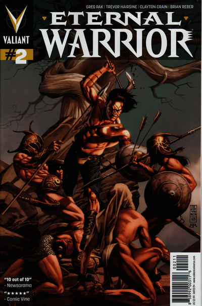 Cover for Eternal Warrior (Valiant Entertainment, 2013 series) #2 [Cover A - J. G. Jones]