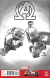 Cover Thumbnail for New Avengers (2013 series) #11 [Lego Variant Sketch Cover by Leonel Castellani]