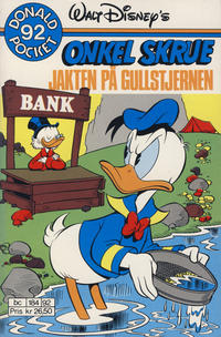 Cover Thumbnail for Donald Pocket (Hjemmet / Egmont, 1968 series) #92 - Onkel Skrue Jakten på gullstjernen [1. opplag]