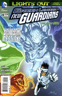 Cover Thumbnail for Green Lantern: New Guardians (DC, 2011 series) #24 [Direct Sales]