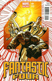 Cover Thumbnail for Fantastic Four (Marvel, 2013 series) #1 [Variant Cover by Dave Johnson]