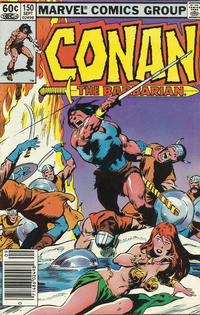 Cover for Conan the Barbarian (Marvel, 1970 series) #150 [Newsstand]