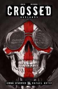Cover Thumbnail for Crossed Badlands (Avatar Press, 2012 series) #39 [Red Crossed Variant by Rafael Ortiz]