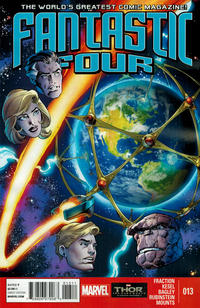 Cover Thumbnail for Fantastic Four (Marvel, 2013 series) #13 [Mark Bagley Cover]