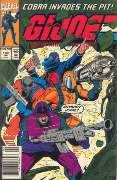Cover for G.I. Joe, A Real American Hero (Marvel, 1982 series) #130 [Australian]