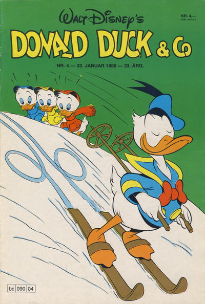 Cover for Donald Duck & Co (Hjemmet / Egmont, 1948 series) #4/1980