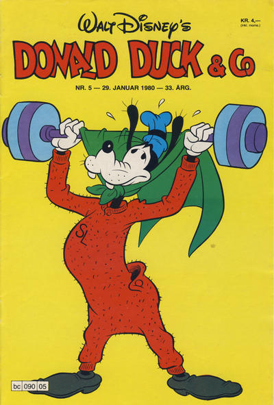 Cover for Donald Duck & Co (Hjemmet / Egmont, 1948 series) #5/1980