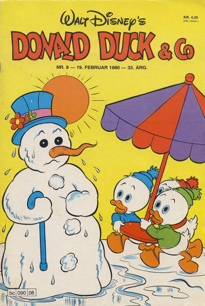 Cover for Donald Duck & Co (Hjemmet / Egmont, 1948 series) #8/1980