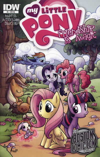 Cover for My Little Pony: Friendship Is Magic (IDW, 2012 series) #6 [Cover RE - Boston Comic Con 2013]