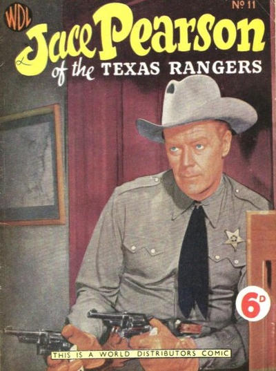 Cover for Jace Pearson of the Texas Rangers (World Distributors, 1953 series) #11