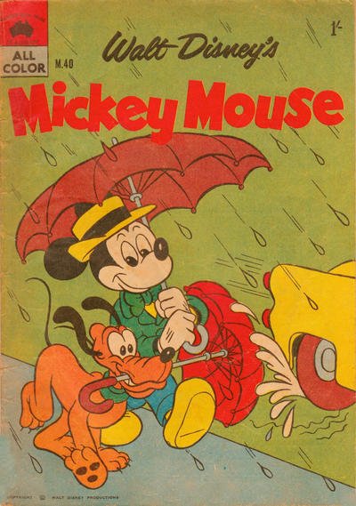 Cover for Walt Disney's Mickey Mouse (W. G. Publications; Wogan Publications, 1956 series) #40