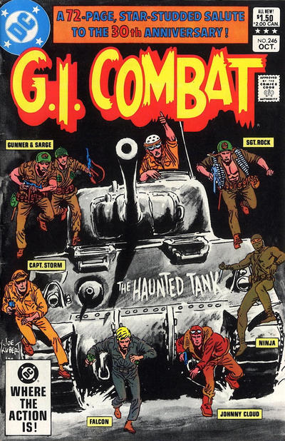Cover for G.I. Combat (DC, 1957 series) #246 [Direct]