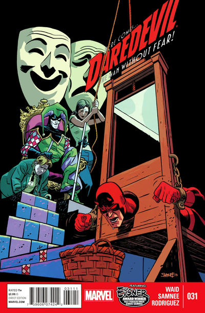Cover for Daredevil (Marvel, 2011 series) #31 [Direct Edition [Chris Samnee Cover]]