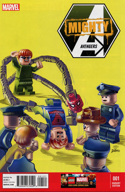 Cover for Mighty Avengers (Marvel, 2013 series) #1 [Leonell Castellani LEGO Variant Cover]