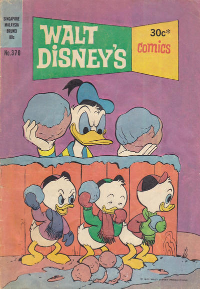 Cover for Walt Disney's Comics (W. G. Publications; Wogan Publications, 1946 series) #370