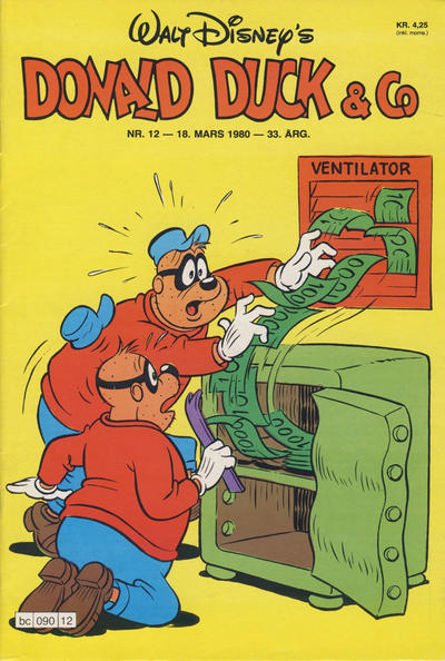Cover for Donald Duck & Co (Hjemmet / Egmont, 1948 series) #12/1980
