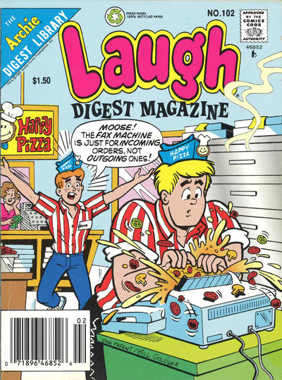 Cover for Laugh Comics Digest (Archie, 1974 series) #102
