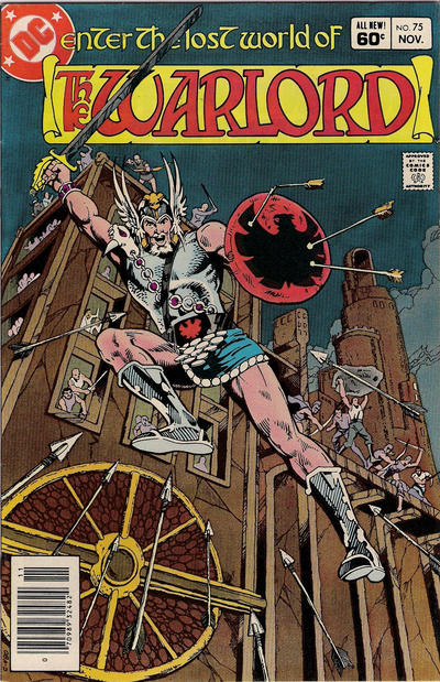 Cover for Warlord (DC, 1976 series) #75 [Newsstand]
