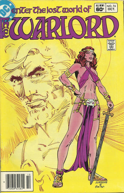 Cover for Warlord (DC, 1976 series) #74 [Newsstand]