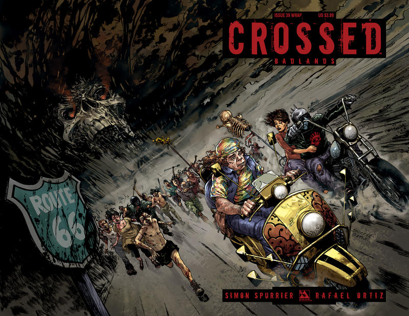 Cover for Crossed Badlands (Avatar Press, 2012 series) #39 [Wraparound Variant Cover by Rafael Ortiz]