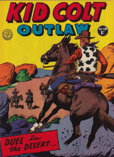 Cover for Kid Colt Outlaw (Horwitz, 1952 ? series) #138